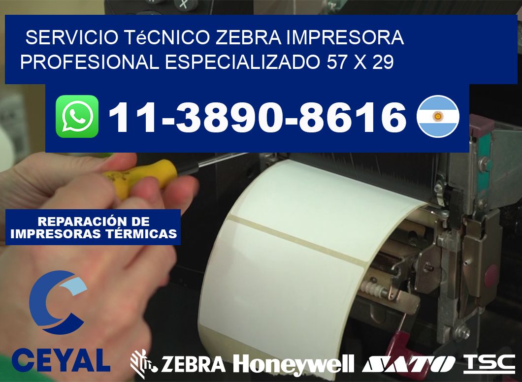Servicio Técnico Zebra Impresora Profesional Especializado 57 x 29