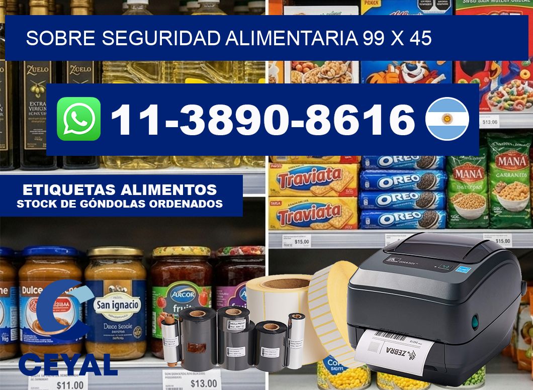 Sobre seguridad alimentaria 99 x 45
