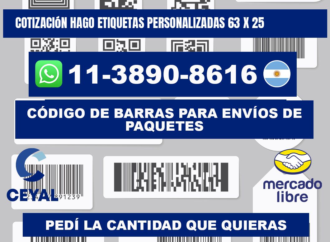 cotización hago etiquetas personalizadas 63 x 25