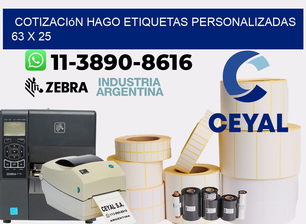 cotización hago etiquetas personalizadas 63 x 25