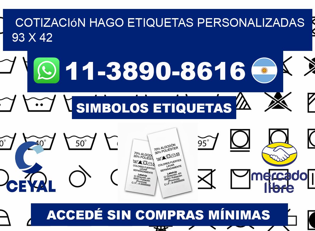 cotización hago etiquetas personalizadas 93 x 42