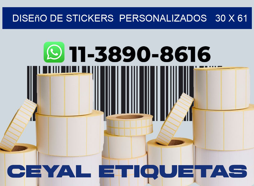 diseño de stickers personalizados 30 x 61