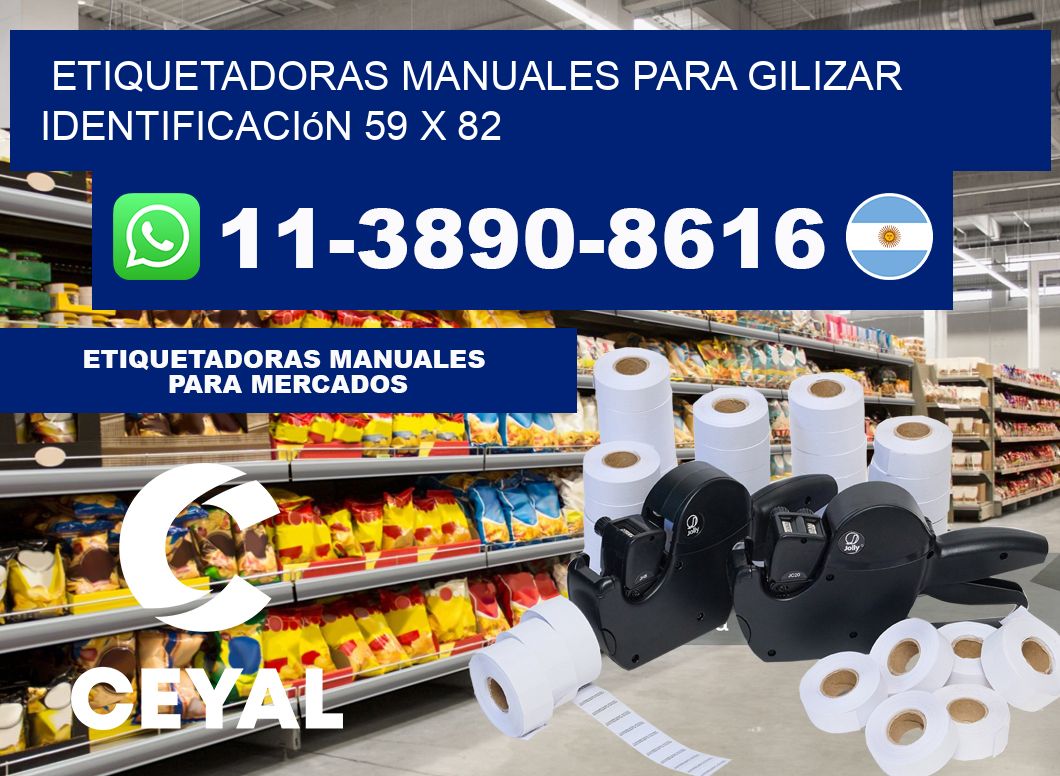 etiquetadoras manuales para gilizar identificación 59 x 82