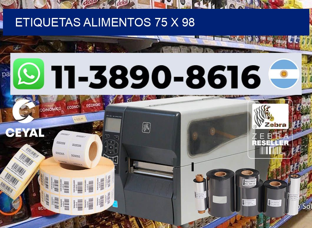 etiquetas alimentos 75 x 98