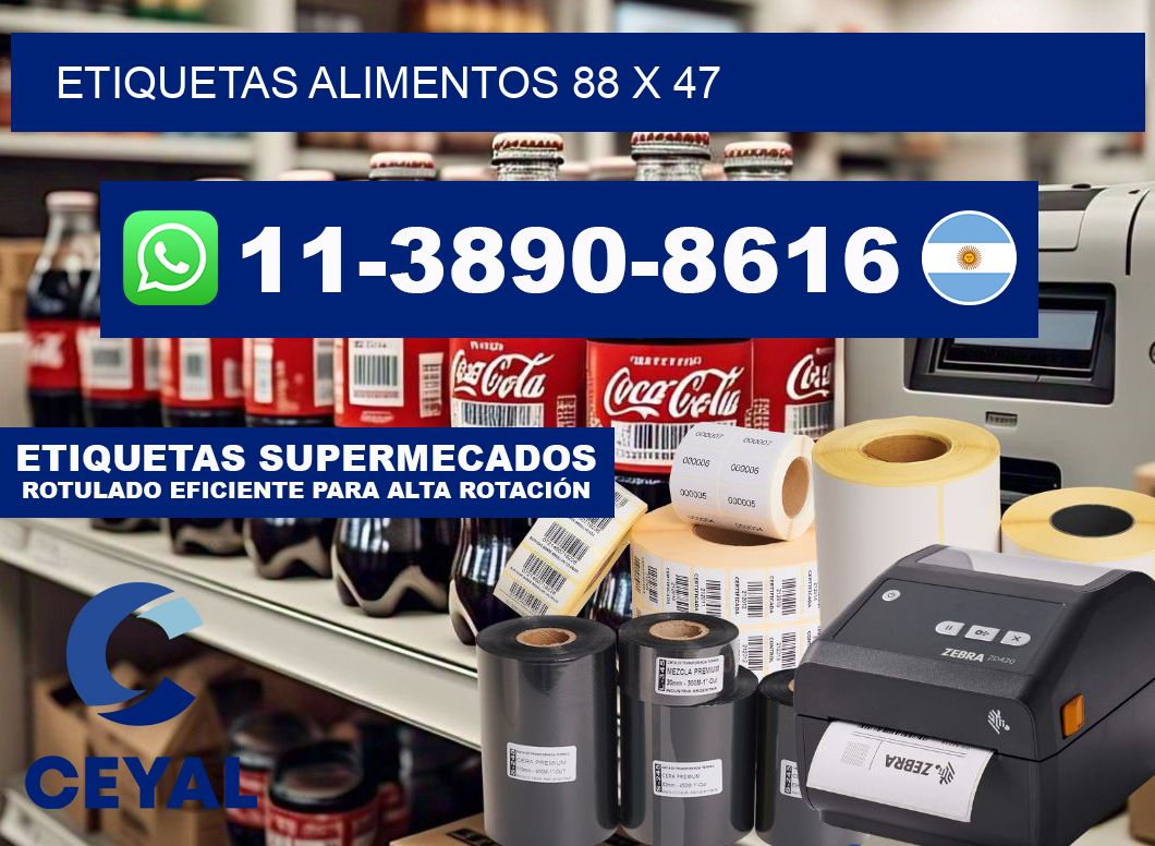 etiquetas alimentos 88 x 47