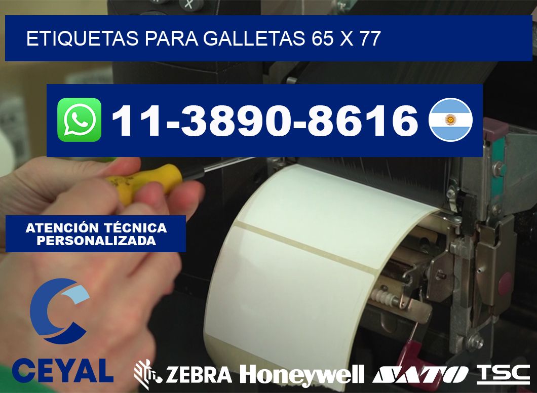 etiquetas para Galletas 65 x 77