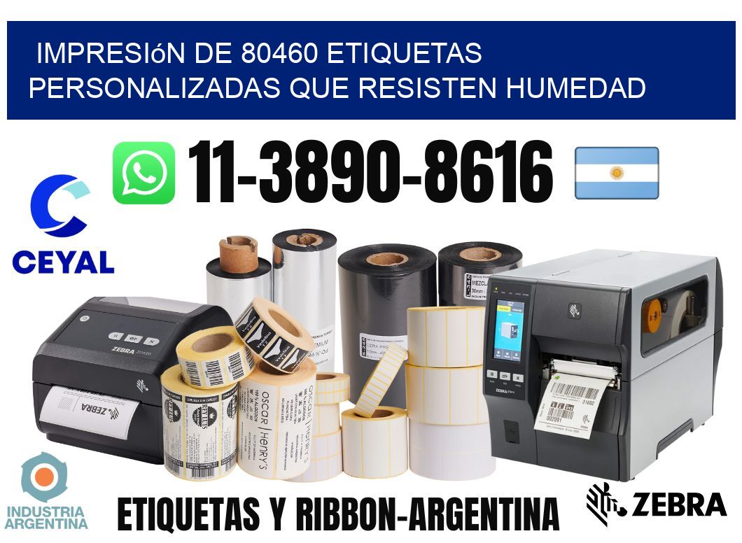 impresión de 80460 etiquetas personalizadas que resisten humedad