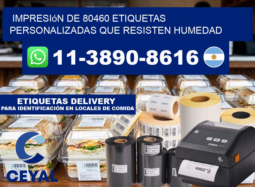 impresión de 80460 etiquetas personalizadas que resisten humedad