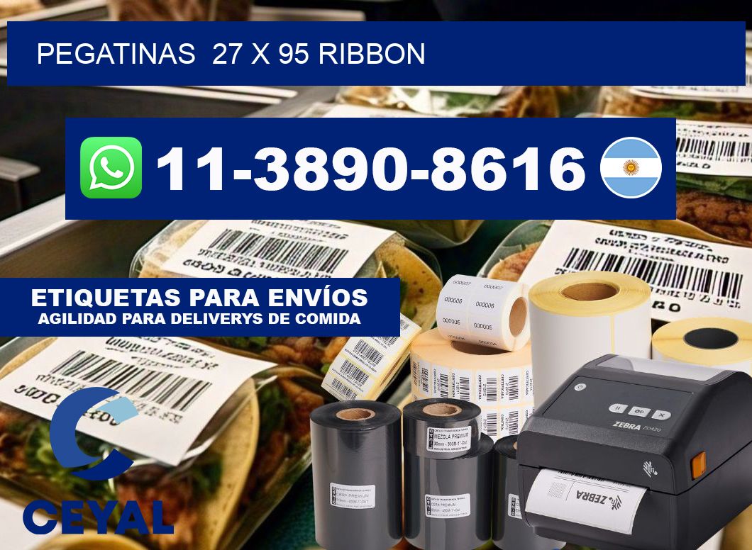 pegatinas  27 x 95 ribbon