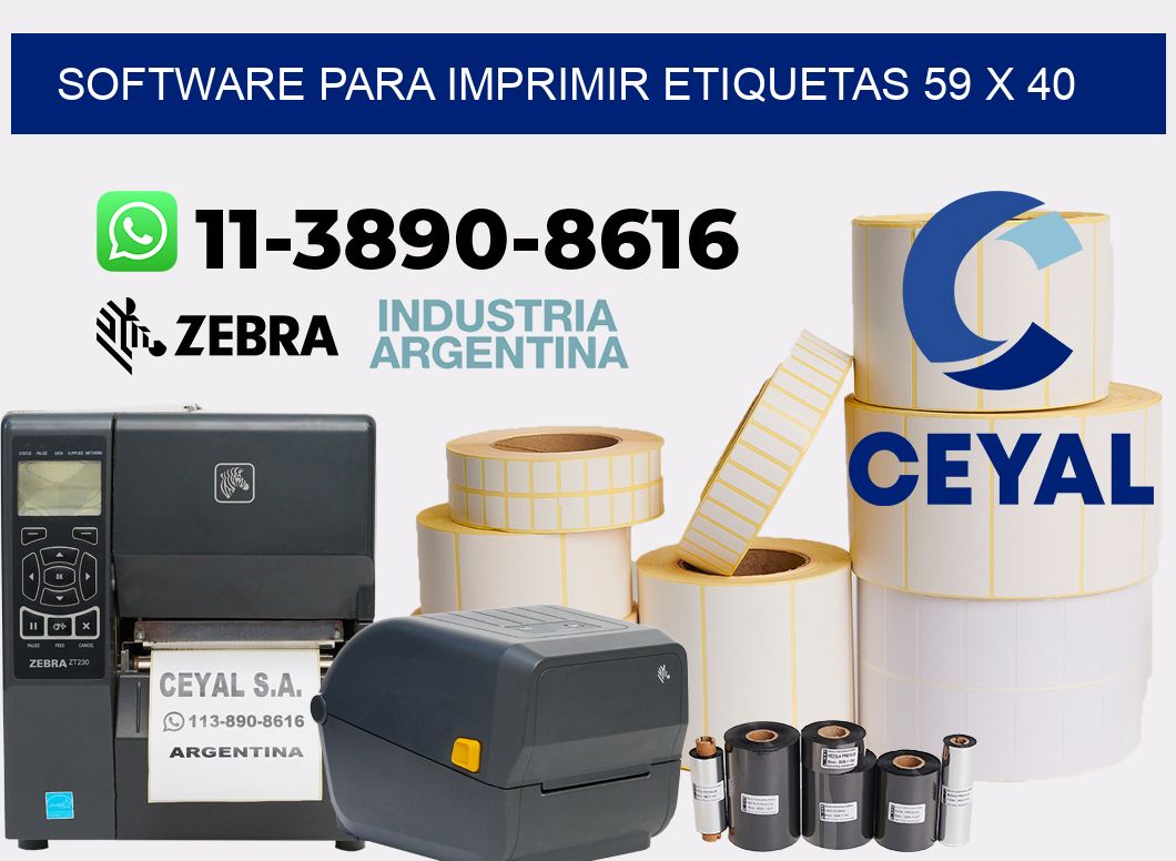 software para imprimir etiquetas 59 x 40
