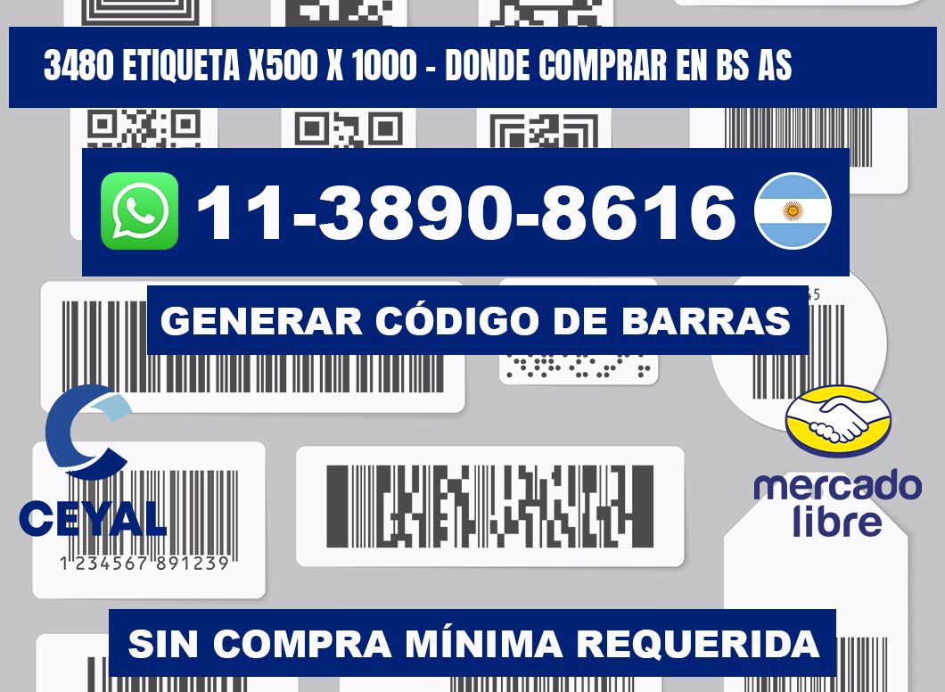 3480 etiqueta x500 x 1000 - Donde Comprar en bs as