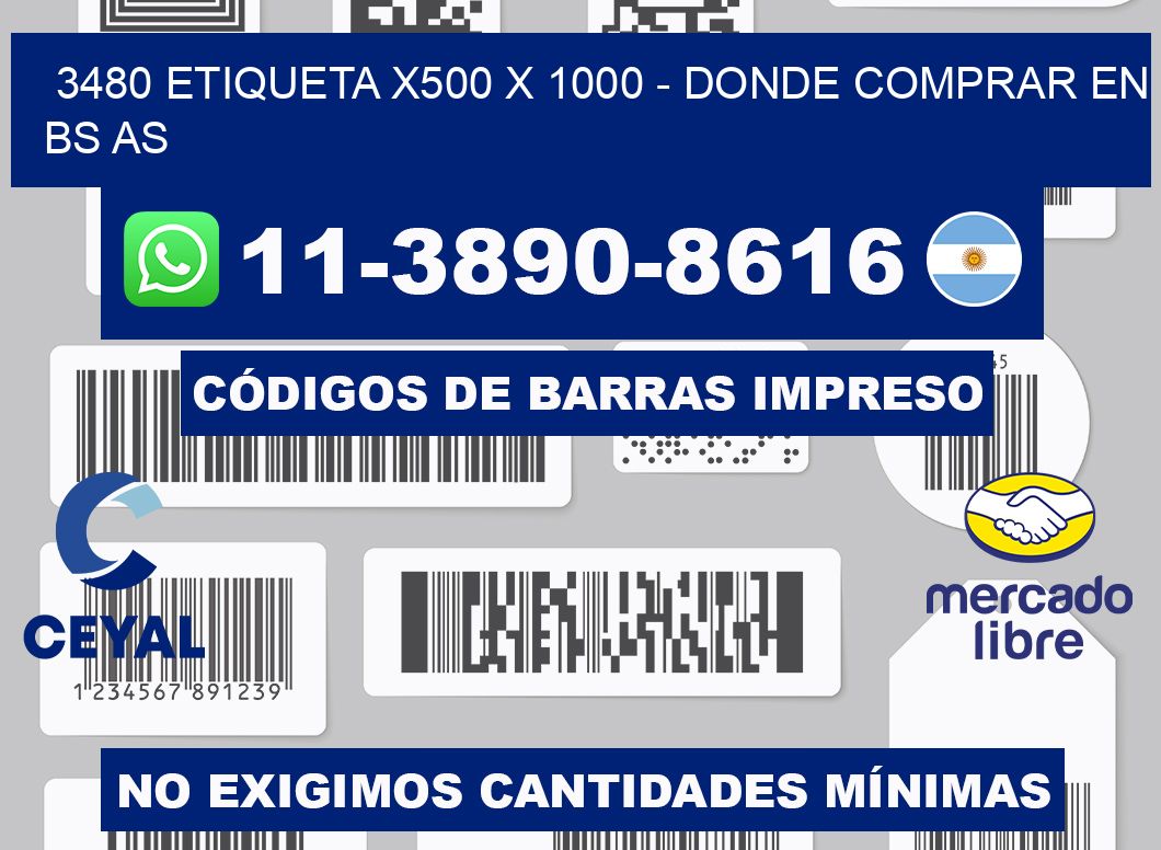 3480 etiqueta x500 x 1000 - Donde Comprar en bs as
