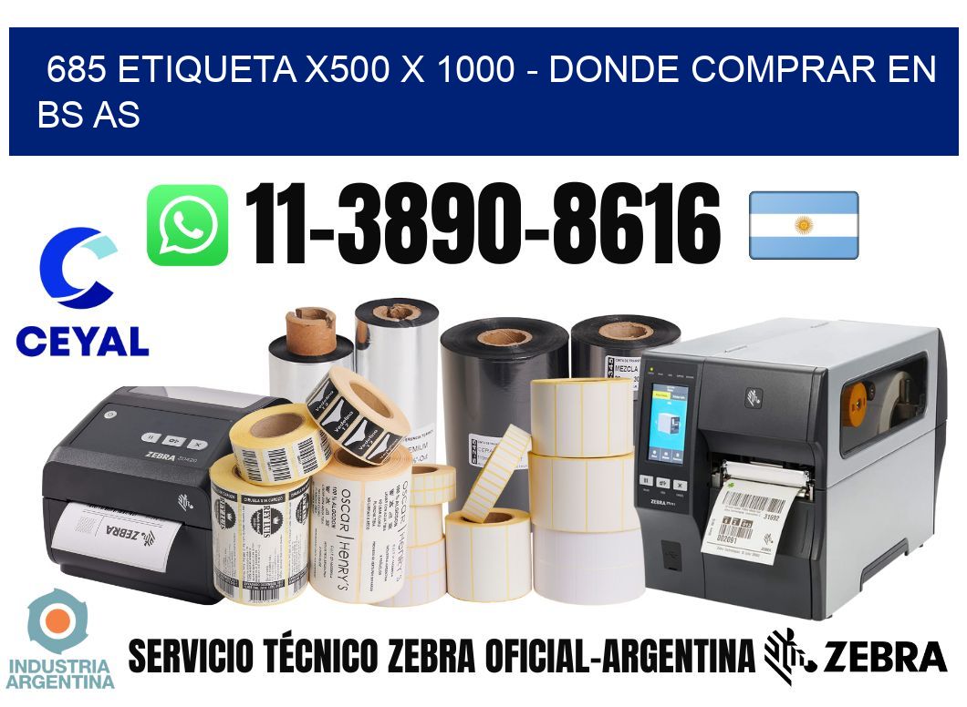 685 etiqueta x500 x 1000 - Donde Comprar en bs as