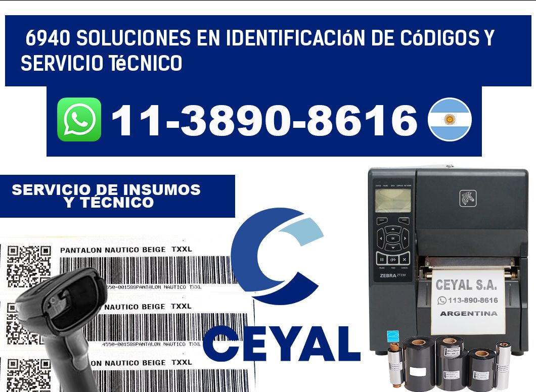 6940 Soluciones en Identificación de códigos y Servicio Técnico