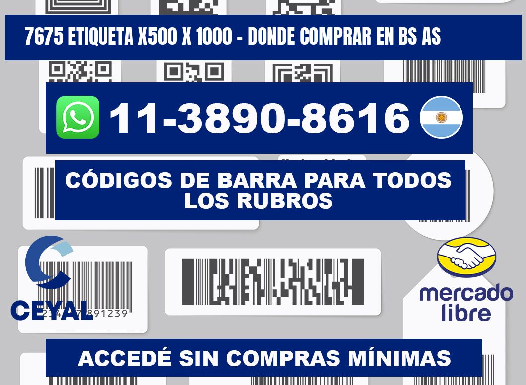 7675 etiqueta x500 x 1000 - Donde Comprar en bs as