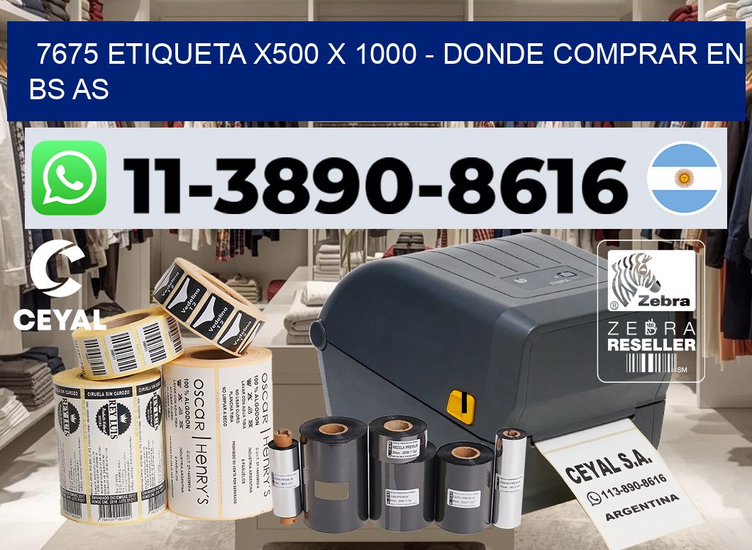 7675 etiqueta x500 x 1000 – Donde Comprar en bs as