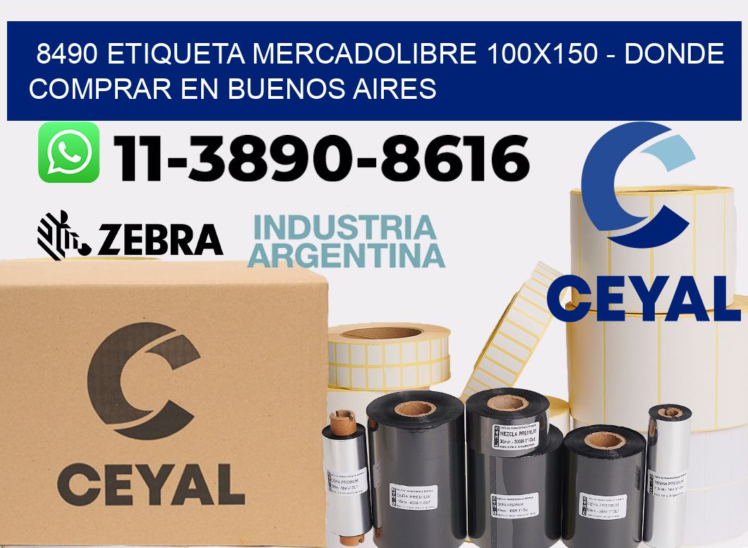 8490 etiqueta MercadoLibre 100x150 - Donde Comprar en Buenos Aires