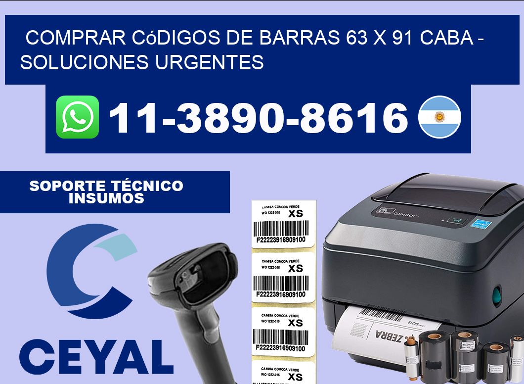 Comprar códigos de barras 63 x 91 CABA – soluciones urgentes