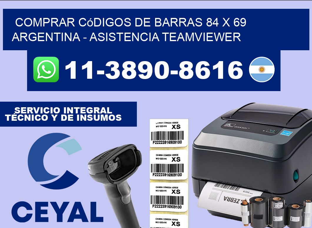 Comprar códigos de barras 84 x 69 argentina – asistencia teamviewer