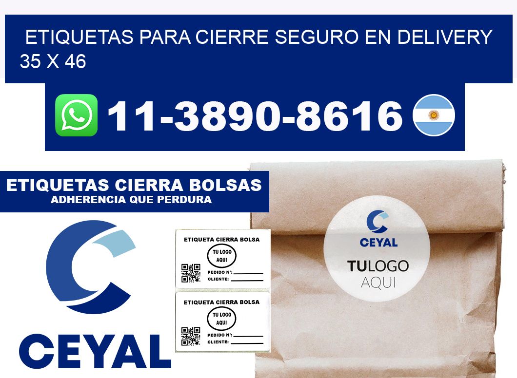 ETIQUETAS PARA CIERRE SEGURO EN DELIVERY 35 x 46