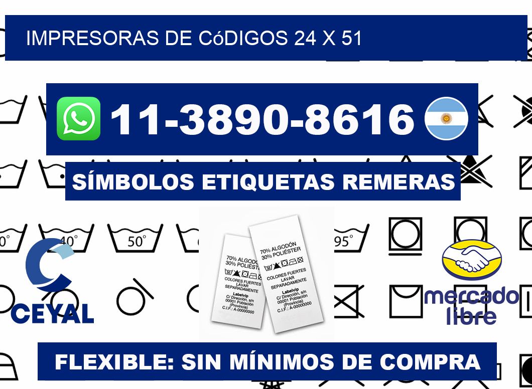 impresoras de códigos 24 x 51