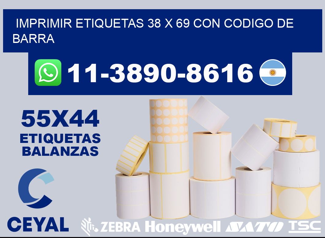 imprimir etiquetas 38 x 69 con codigo de barra