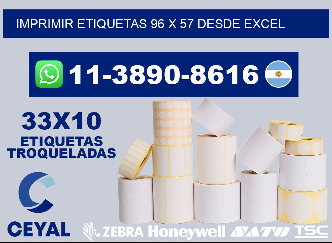 imprimir etiquetas 96 x 57 desde excel