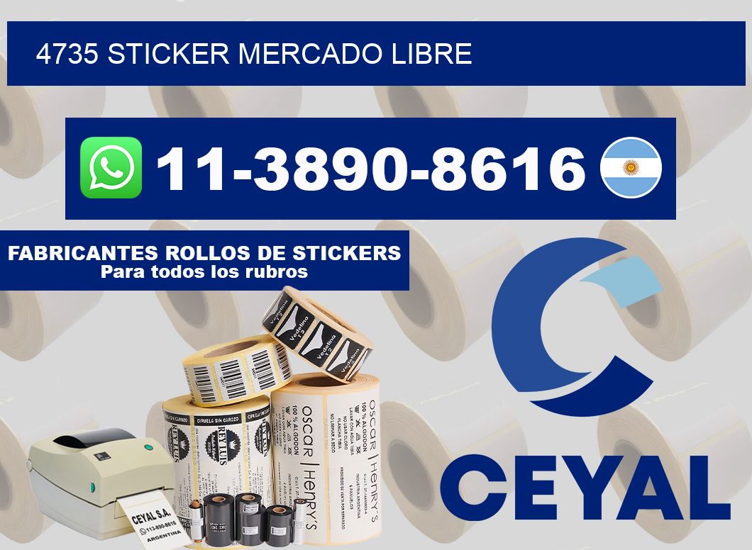 4735 sticker mercado libre