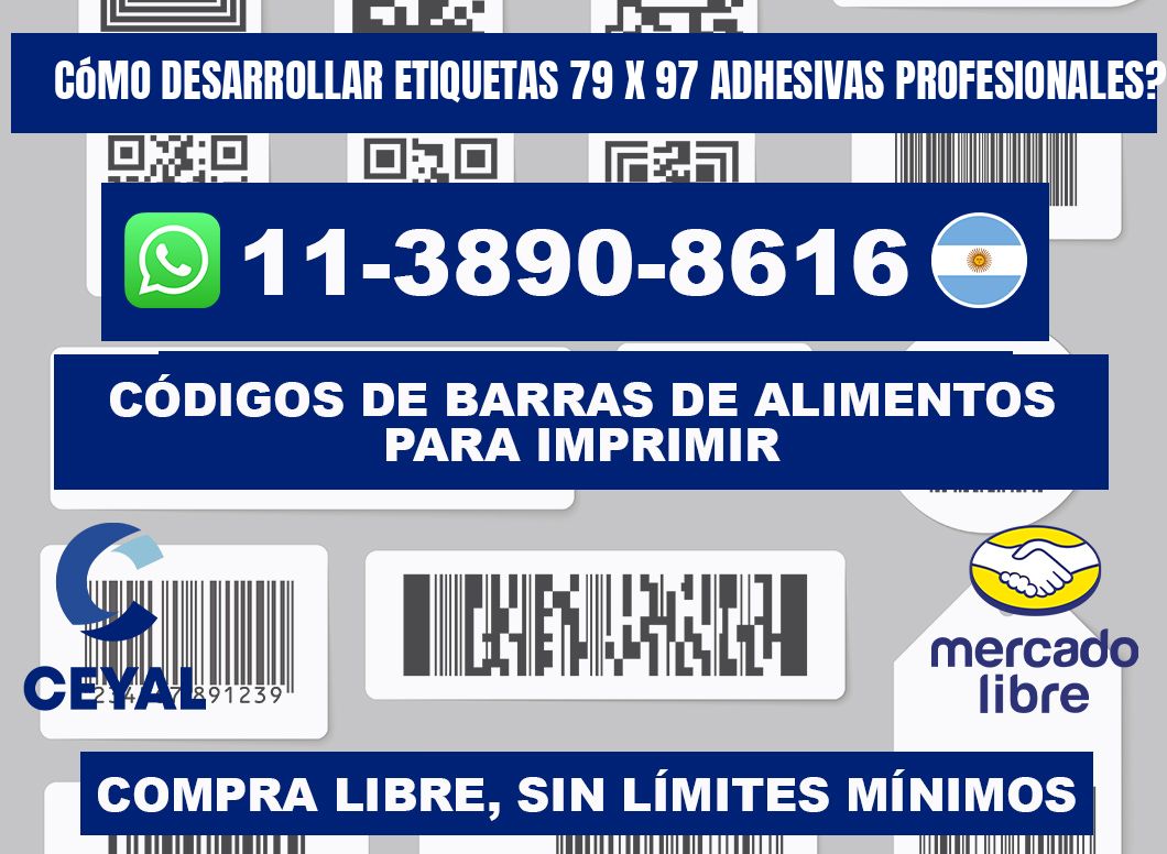 Cómo desarrollar etiquetas 79 x 97 adhesivas profesionales?