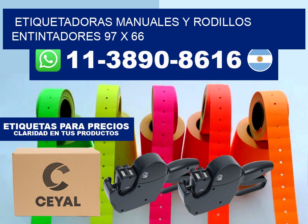 Etiquetadoras manuales y rodillos entintadores 97 x 66