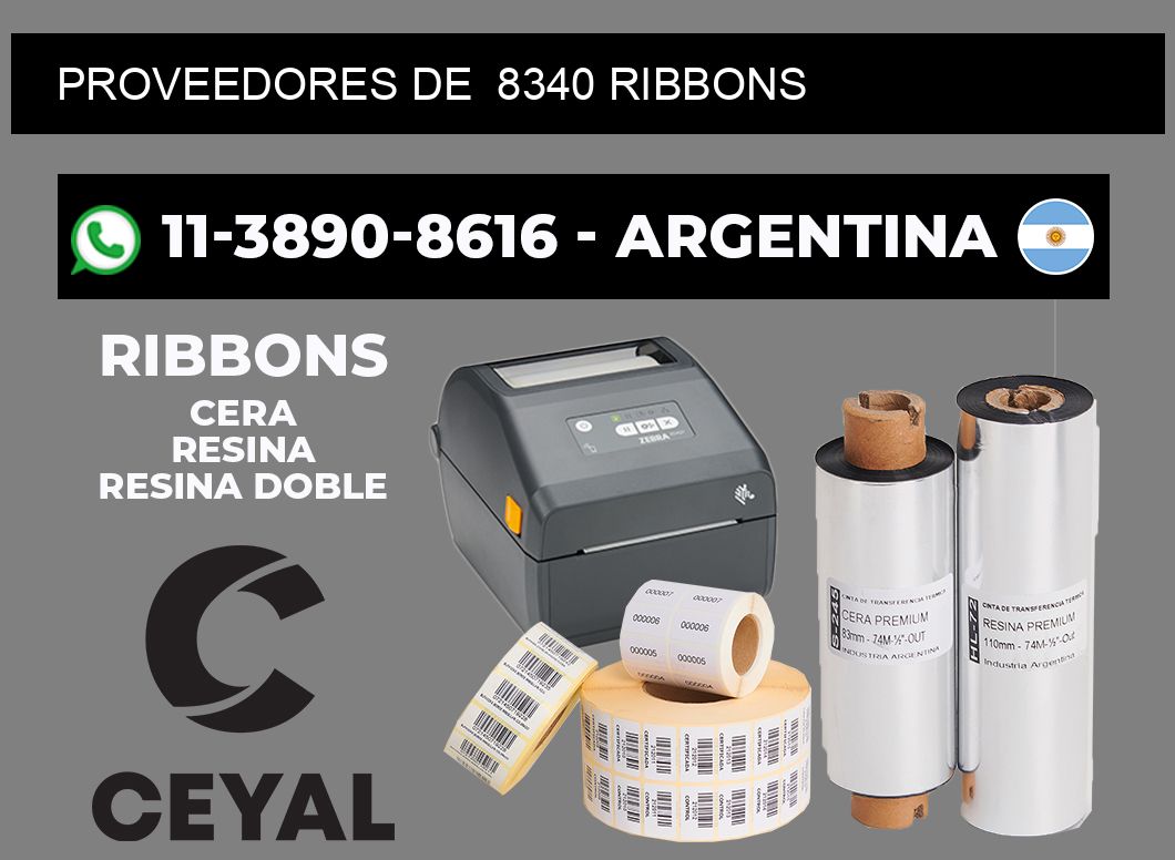 Proveedores de 8340 ribbons