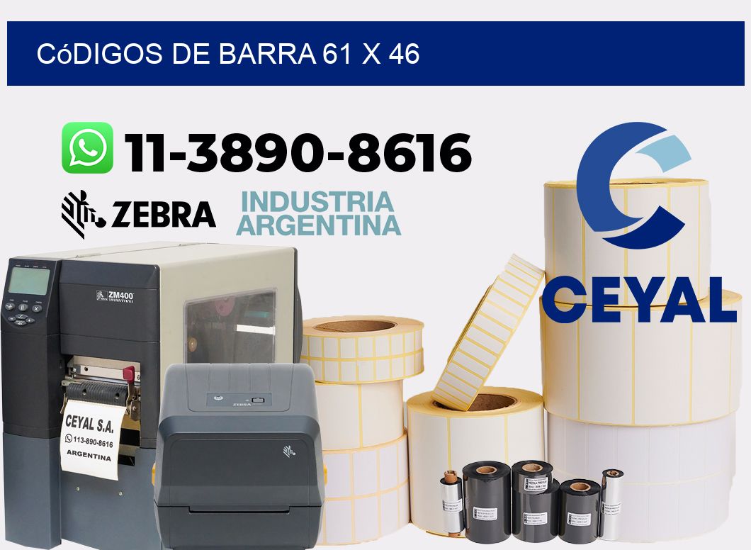 códigos de barra 61 x 46