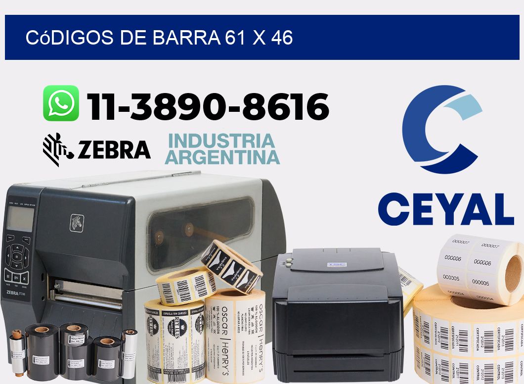 códigos de barra 61 x 46