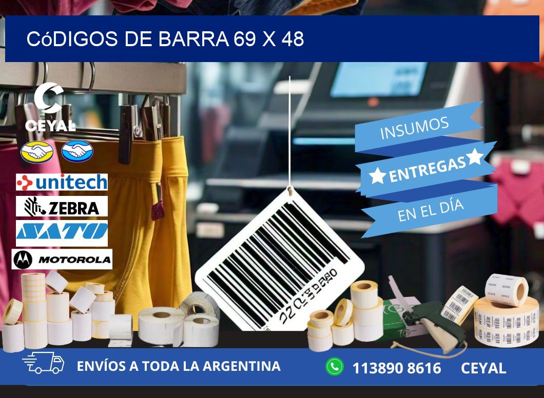 códigos de barra 69 x 48