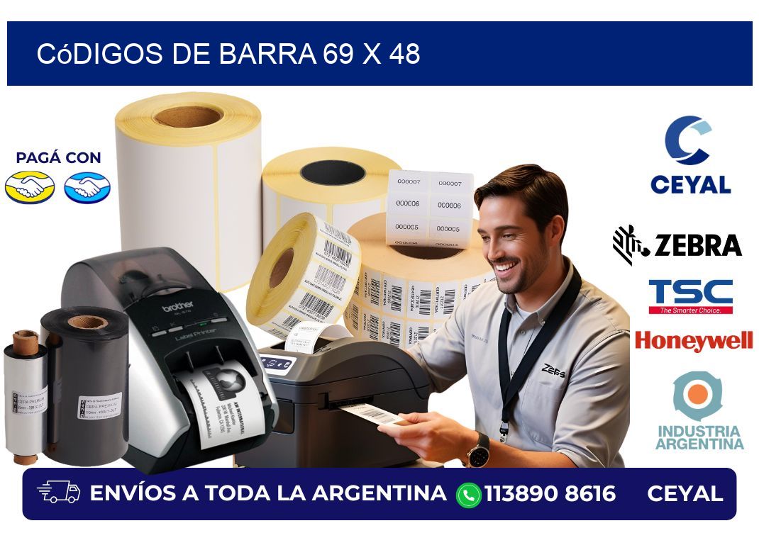 códigos de barra 69 x 48