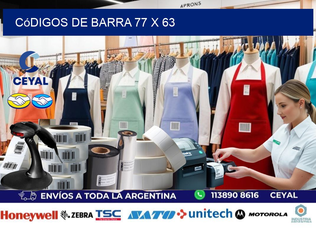 códigos de barra 77 x 63