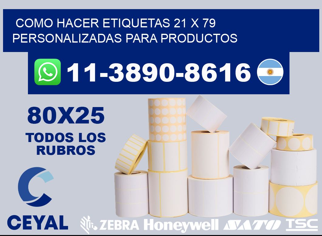 como hacer etiquetas 21 x 79 personalizadas para productos