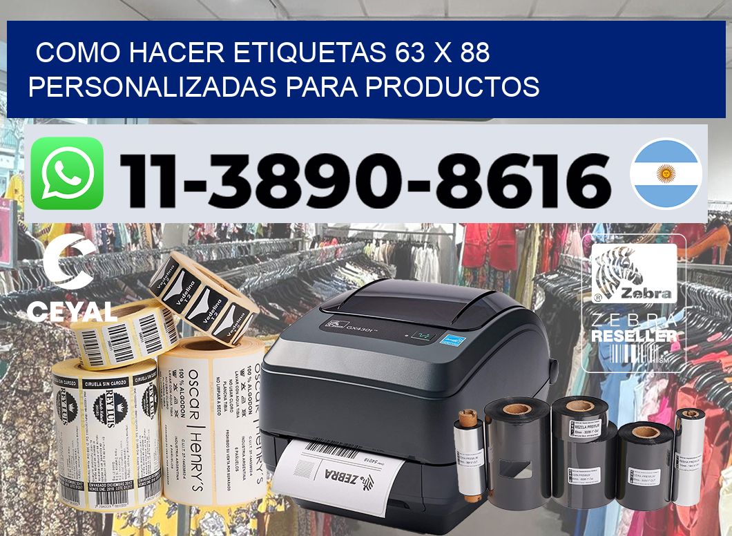 como hacer etiquetas 63 x 88 personalizadas para productos