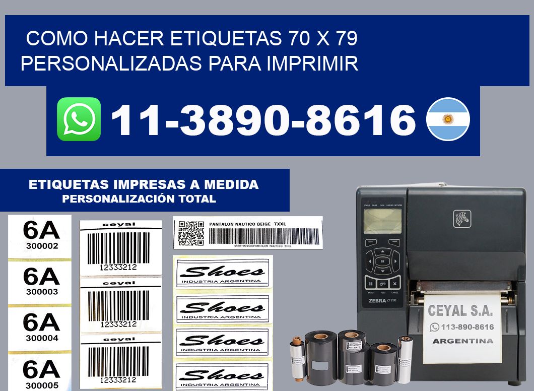 como hacer etiquetas 70 x 79 personalizadas para imprimir