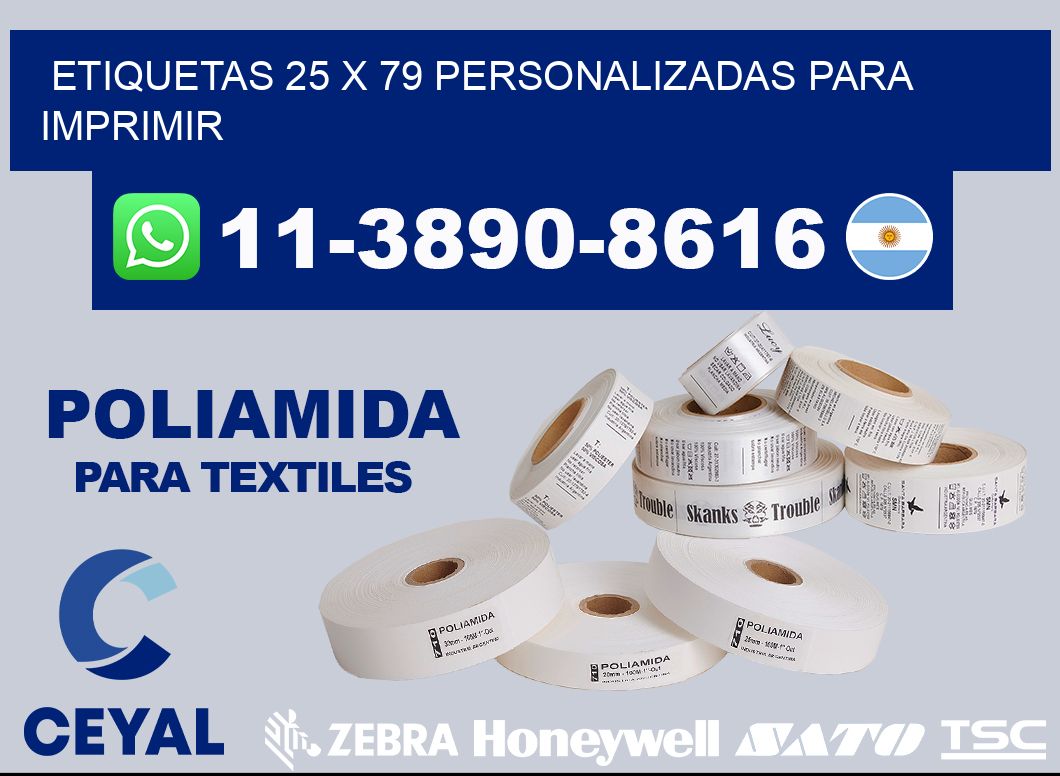 etiquetas 25 x 79 personalizadas para imprimir