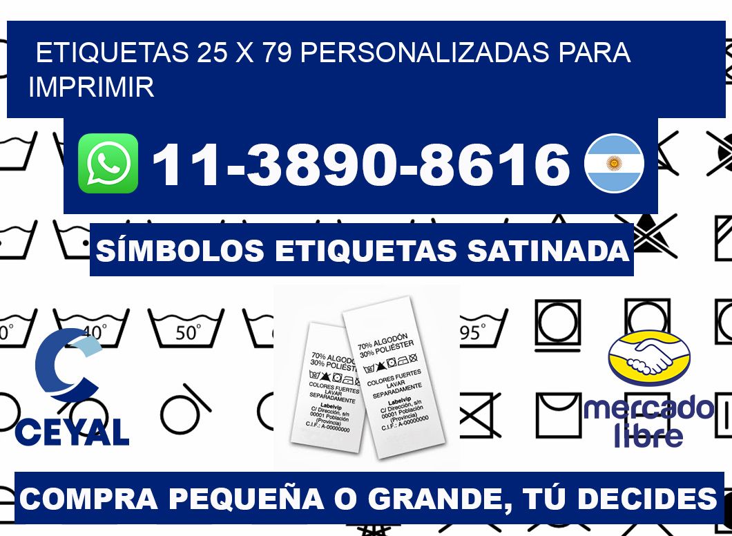 etiquetas 25 x 79 personalizadas para imprimir