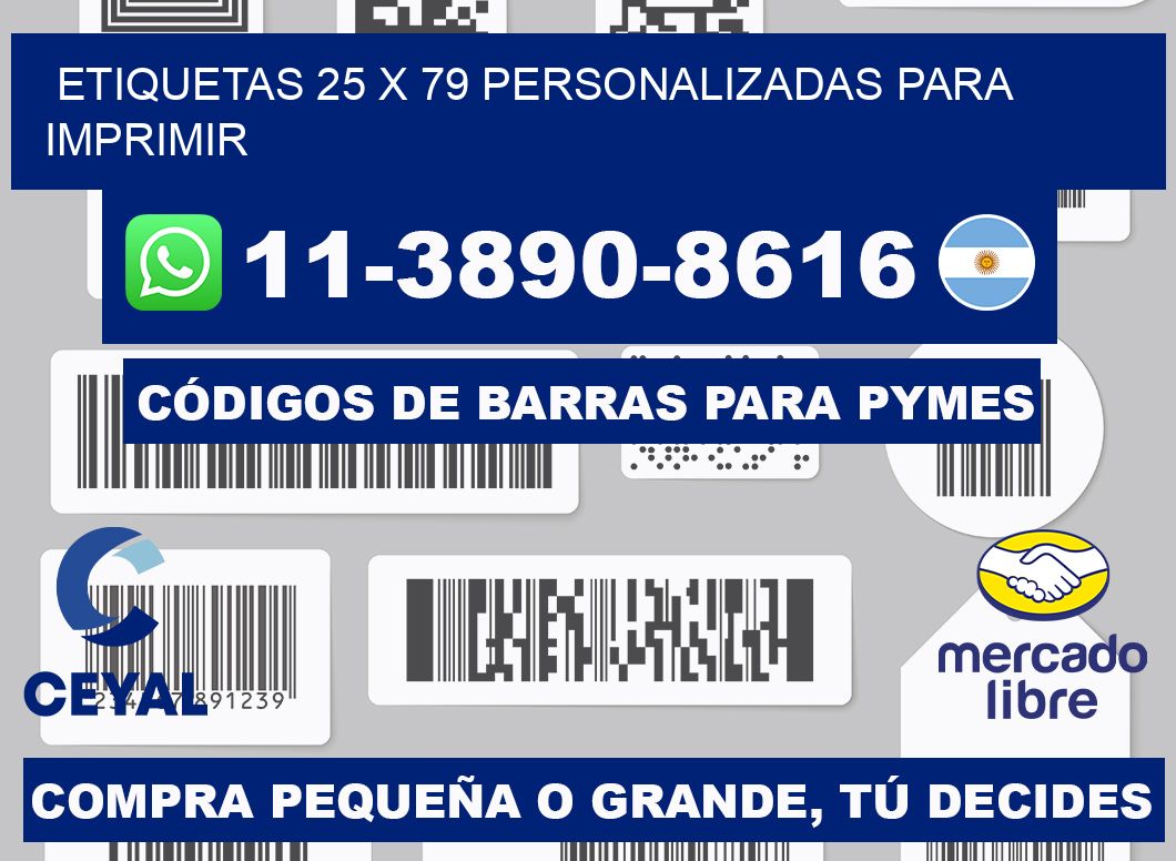 etiquetas 25 x 79 personalizadas para imprimir