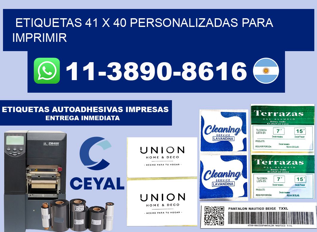 etiquetas 41 x 40 personalizadas para imprimir