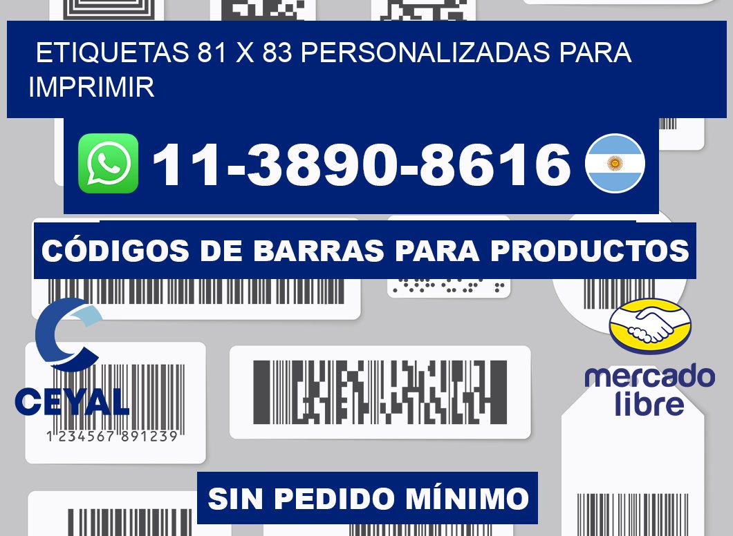 etiquetas 81 x 83 personalizadas para imprimir
