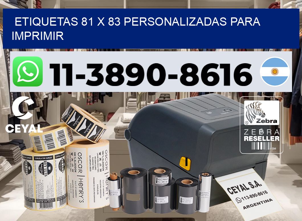 etiquetas 81 x 83 personalizadas para imprimir