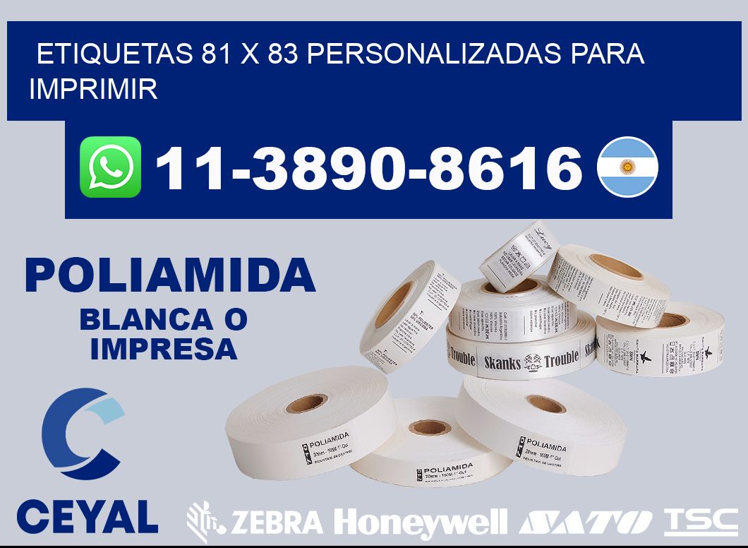 etiquetas 81 x 83 personalizadas para imprimir