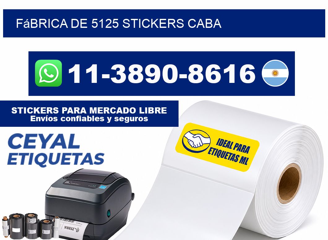 fábrica de 5125 stickers CABA