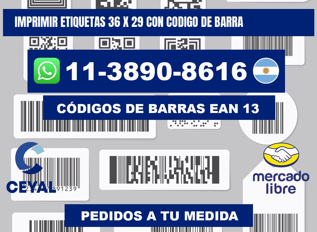 imprimir etiquetas 36 x 29 con codigo de barra