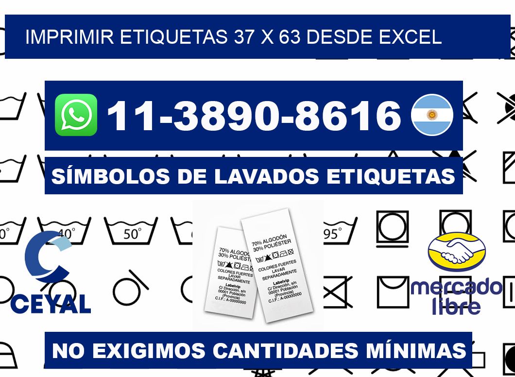 imprimir etiquetas 37 x 63 desde excel