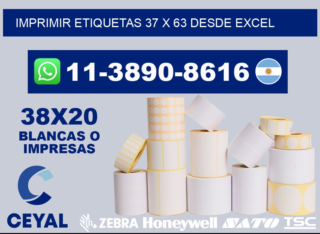 imprimir etiquetas 37 x 63 desde excel